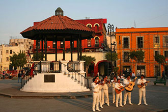 Mariachis in Plaza Garibaldi in Mexico City